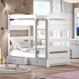 Casakids Loft μασίφ παιδική κουκέτα διαιρούμενη  110cm